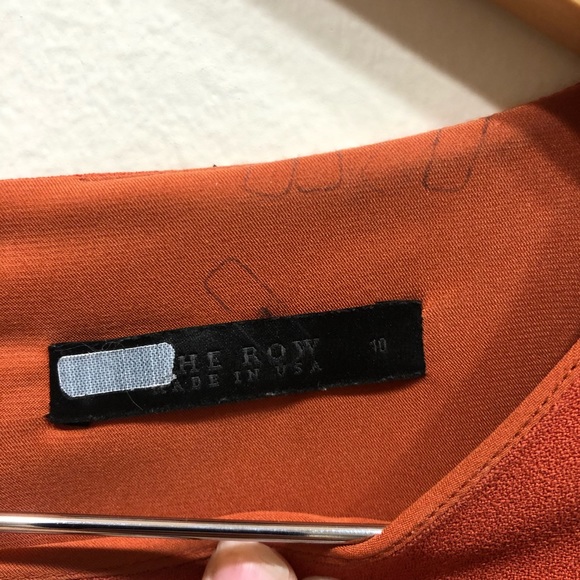 THE ROW Essentials Marina Orange Shift Dress, 10 - Picture 3 of 5